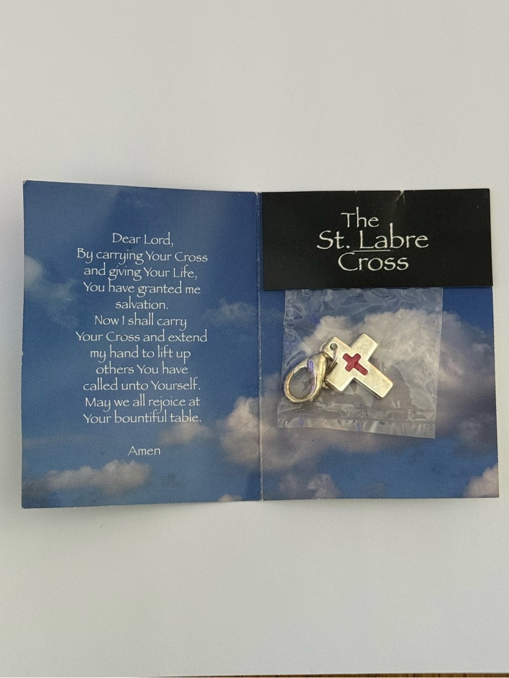🫶🏻 The St. Labre Cross Zipper Pull or Pendant Keyring